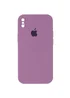 Чехол Silicone Case Square Full Camera Protective (AA) для Apple iPhone XS Max (6.5") Лиловый / Lilac Pride