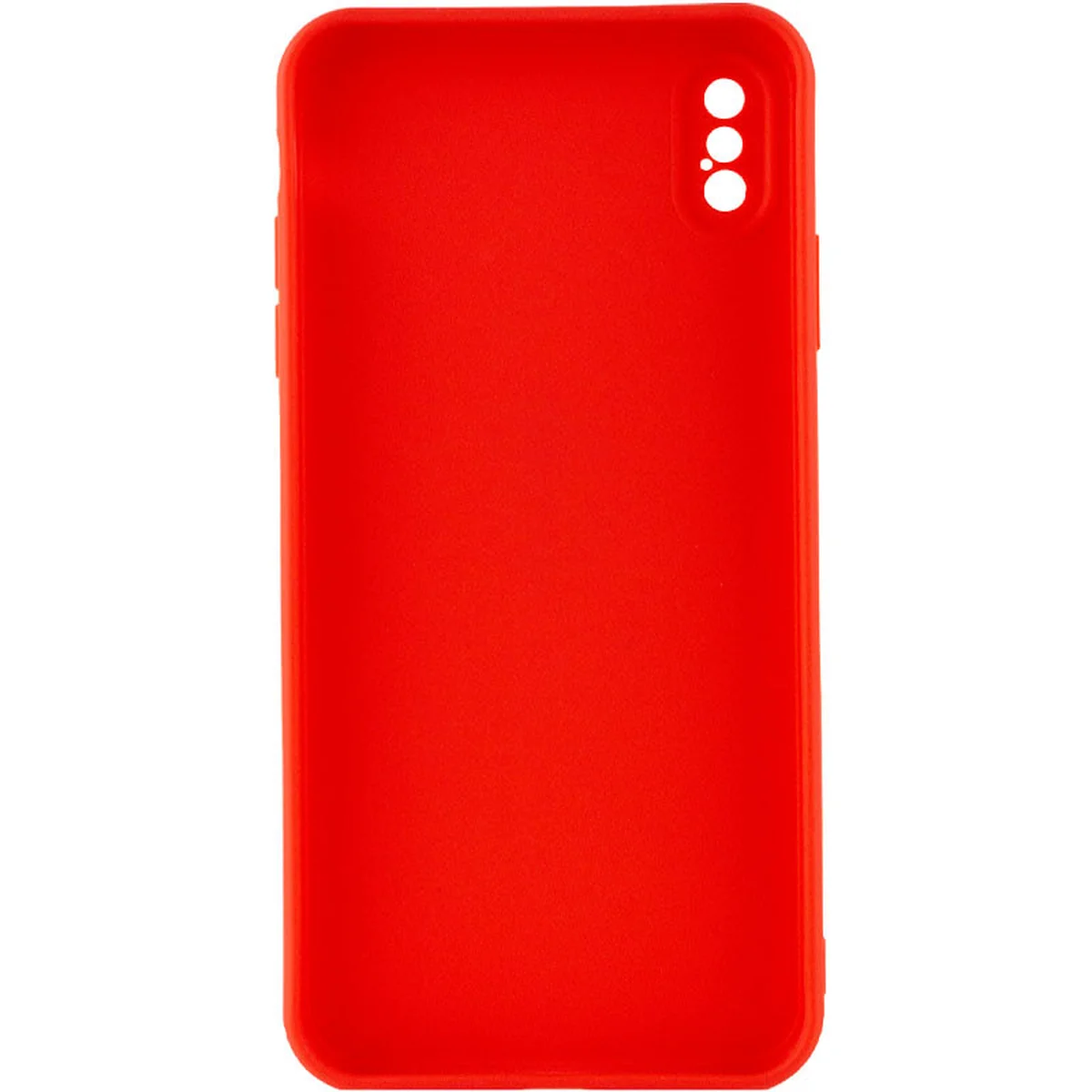 Силіконовий чохол Candy Full Camera для Apple iPhone XS Max (6.5 ") Червоний / Red
