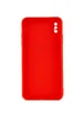 Силиконовый чехол Candy Full Camera для Apple iPhone XS Max (6.5") Красный / Red