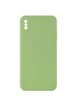 Силиконовый чехол Candy Full Camera для Apple iPhone XS Max (6.5") Фисташковый