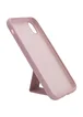 Чехол Silicone Case Hand Holder для Apple iPhone XS Max (6.5") Розовый / Pink Sand
