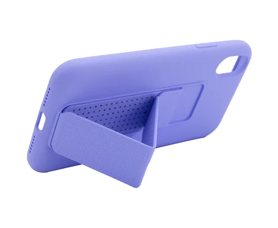 Чехол Silicone Case Hand Holder для Apple iPhone XS Max (6.5") Сиреневый / Dasheen