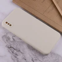 Силиконовый чехол Candy Full Camera для Apple iPhone XS Max (6.5") Бежевый / Antigue White