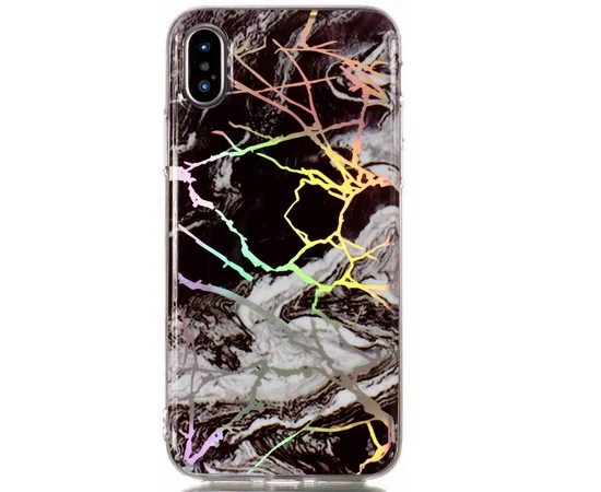 TPU чехол Marble Series для Apple iPhone XS Max (6.5") Черный