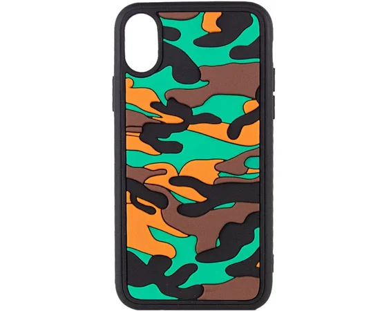 Чохол TPU+PC Army Collection для Apple iPhone XS Max (6.5") Коричневий