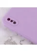 Силиконовый чехол Candy Full Camera для Apple iPhone XS Max (6.5") Сиреневый / Dasheen