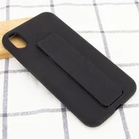 Чохол Silicone Case Hand Holder для Apple iPhone XS Max (6.5 ") Чорний / Black