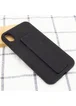Чехол Silicone Case Hand Holder для Apple iPhone XS Max (6.5") Черный / Black