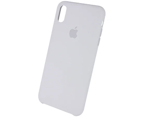 Чехол Silicone case (AAA) для Apple iPhone XS Max (6.5") Белый / White