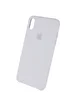 Чехол Silicone case (AAA) для Apple iPhone XS Max (6.5") Белый / White