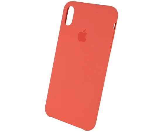 Чехол Silicone case (AAA) для Apple iPhone XS Max (6.5") Оранжевый / Nectarine
