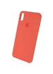 Чехол Silicone case (AAA) для Apple iPhone XS Max (6.5") Оранжевый / Nectarine