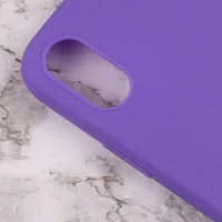 Силиконовый чехол Candy для Apple iPhone XS Max (6.5") Сиреневый