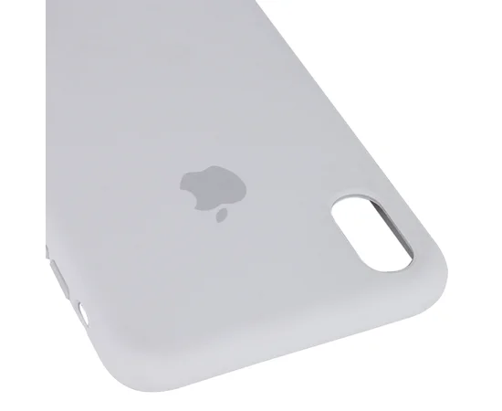 Чехол Silicone case (AAA) для Apple iPhone XS Max (6.5") Белый / White