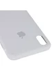Чехол Silicone case (AAA) для Apple iPhone XS Max (6.5") Белый / White