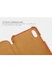 Кожаный чехол (книжка) Nillkin Qin Series для Apple iPhone XS Max (6.5") Коричневый
