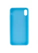 Силиконовый чехол Candy для Apple iPhone XS Max (6.5") Голубой
