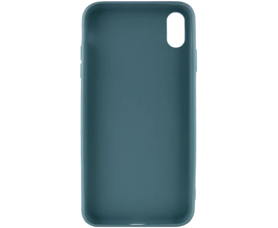 Силиконовый чехол Candy для Apple iPhone XS Max (6.5") Синий / Powder Blue