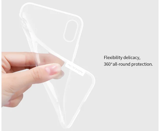 TPU чехол Nillkin Nature Series для Apple iPhone XS Max (6.5") Бесцветный (прозрачный)