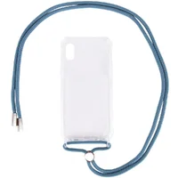 Чехол TPU Crossbody Transparent для Apple iPhone XS Max (6.5") Зеленый / Pine green