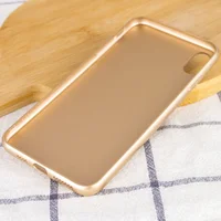 TPU+Glass чехол GLOSSY Logo Full camera для Apple iPhone XS Max (6.5") Золотой