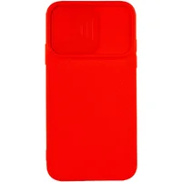 Чохол Camshield Square TPU зі шторкою для камери для Apple iPhone XS Max (6.5 ") Червоний
