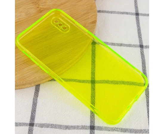 Матовый полупрозрачный TPU чехол с защитой камеры для Apple iPhone XS Max (6.5") Зеленый / Light Green