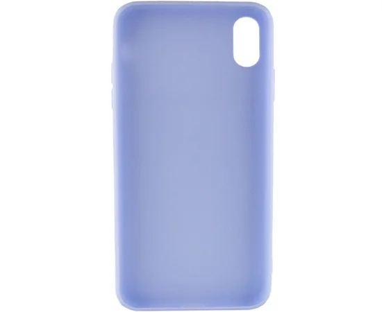 Силиконовый чехол Candy для Apple iPhone XS Max (6.5") Голубой / Lilac Blue
