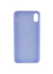 Силиконовый чехол Candy для Apple iPhone XS Max (6.5") Голубой / Lilac Blue