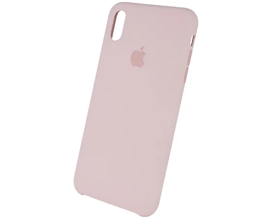 Чехол Silicone case (A) для Apple iPhone XS Max (6.5") Розовый / Pink Sand