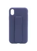 Чехол Silicone Case Hand Holder для Apple iPhone XS Max (6.5") Темно-синий / Midnight blue