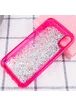 TPU+PC чехол Sparkle (glitter) для Apple iPhone XS Max (6.5") Малиновый