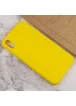 Силиконовый чехол Candy для Apple iPhone XS Max (6.5") Желтый