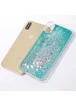 TPU чехол Liquid hearts для Apple iPhone XS Max (6.5") Бирюзовый