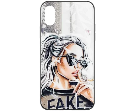 TPU+PC чехол Prisma Ladies для Apple iPhone XS Max (6.5") Fake