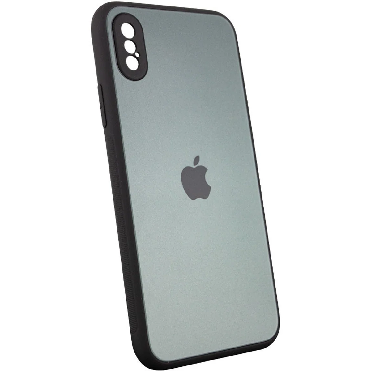 TPU + Glass чохол Matte Candy Full camera для Apple iPhone XS Max (6.5 ") Зелений