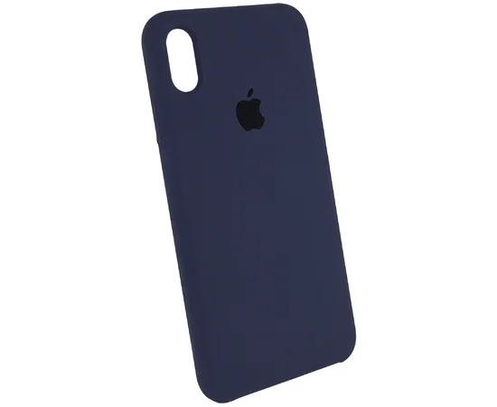 Чехол Silicone Case (AA) для Apple iPhone XS Max (6.5") Синий / Midnight Blue