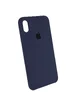 Чехол Silicone Case (AA) для Apple iPhone XS Max (6.5") Синий / Midnight Blue