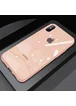 TPU+Glass чехол GLOSSY Logo series для Apple iPhone XS Max (6.5") Rose Gold