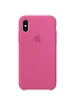 Чехол Silicone case (AAA) для Apple iPhone XS Max (6.5") Малиновый / Dragon Fruit