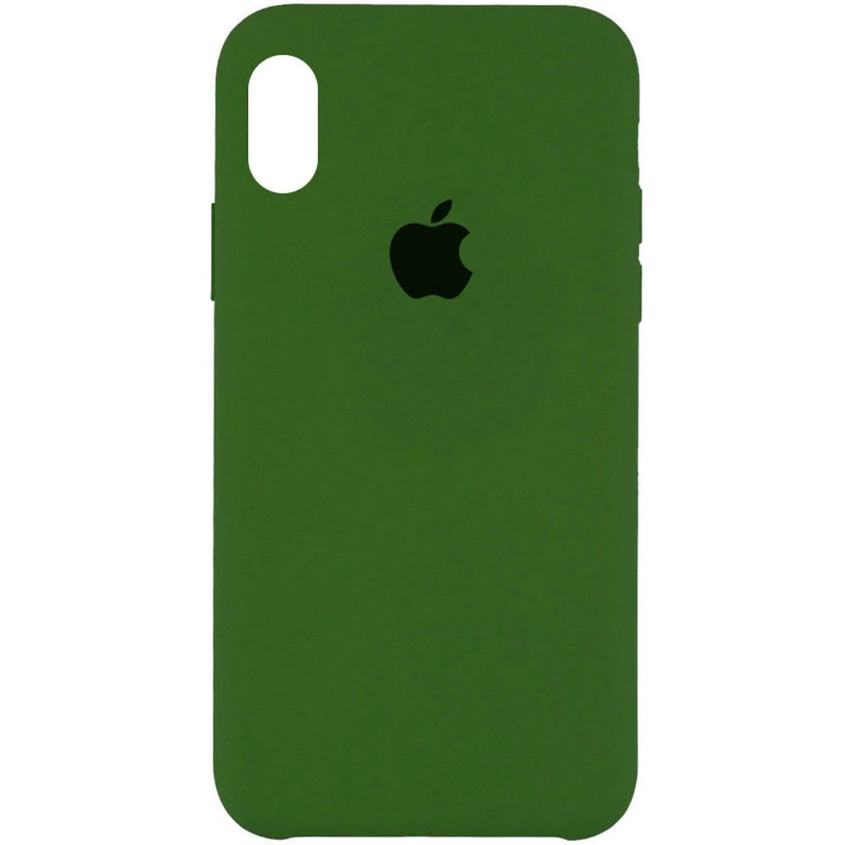 Чехол Silicone Case (AA) для Apple iPhone XS Max (6.5") Зеленый / Olive