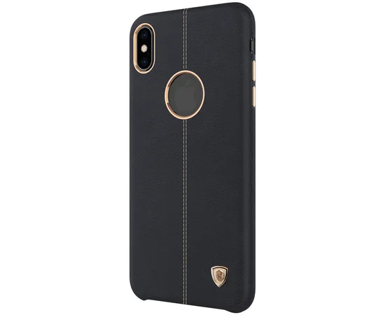 Кожаная накладка Nillkin Englon Series для Apple iPhone XS Max (6.5") Черный