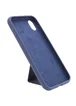 Чехол Silicone Case Hand Holder для Apple iPhone XS Max (6.5") Темно-синий / Midnight blue