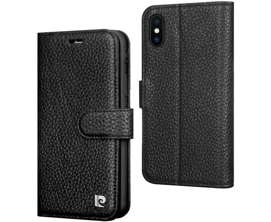 Чехол книжка Pierre Cardin для iPhone Xs Max black