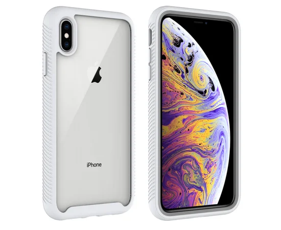 Ударопрочный чехол Full-body Bumper Case для Apple iPhone XS Max (6.5") Белый