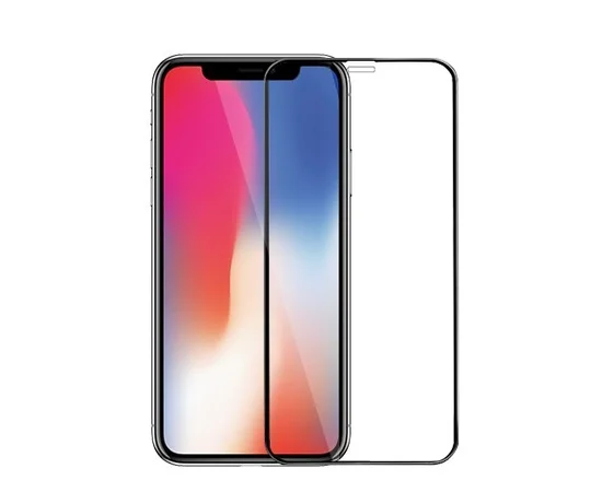 Защитное цветное стекло Mocolo (full glue) на весь экран для Apple iPhone XS Max / 11 Pro Max Черное