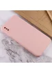 Силиконовый чехол Candy Full Camera для Apple iPhone XS Max (6.5") Розовый / Pink Sand
