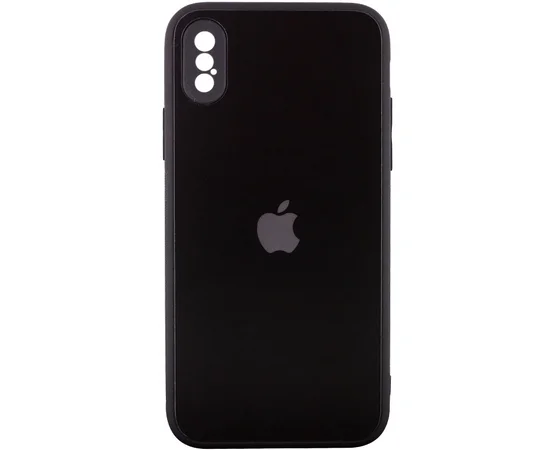 TPU+Glass чехол Matte Candy Full camera для Apple iPhone XS Max (6.5") Черный
