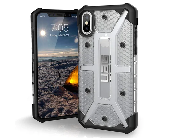 Ударопрочный чехол UAG Plasma для Apple iPhone XS Max (6.5") Бесцветный