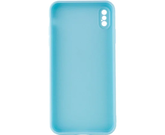 Силіконовий чохол Candy Full Camera для Apple iPhone XS Max (6.5 ") Бірюзовий / Turquoise